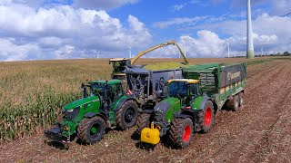 Maïs 2025 Krone Big X Maisernte 9X Fendt & 3X John Deere C.sacher Schnitger & Hübscher 4K