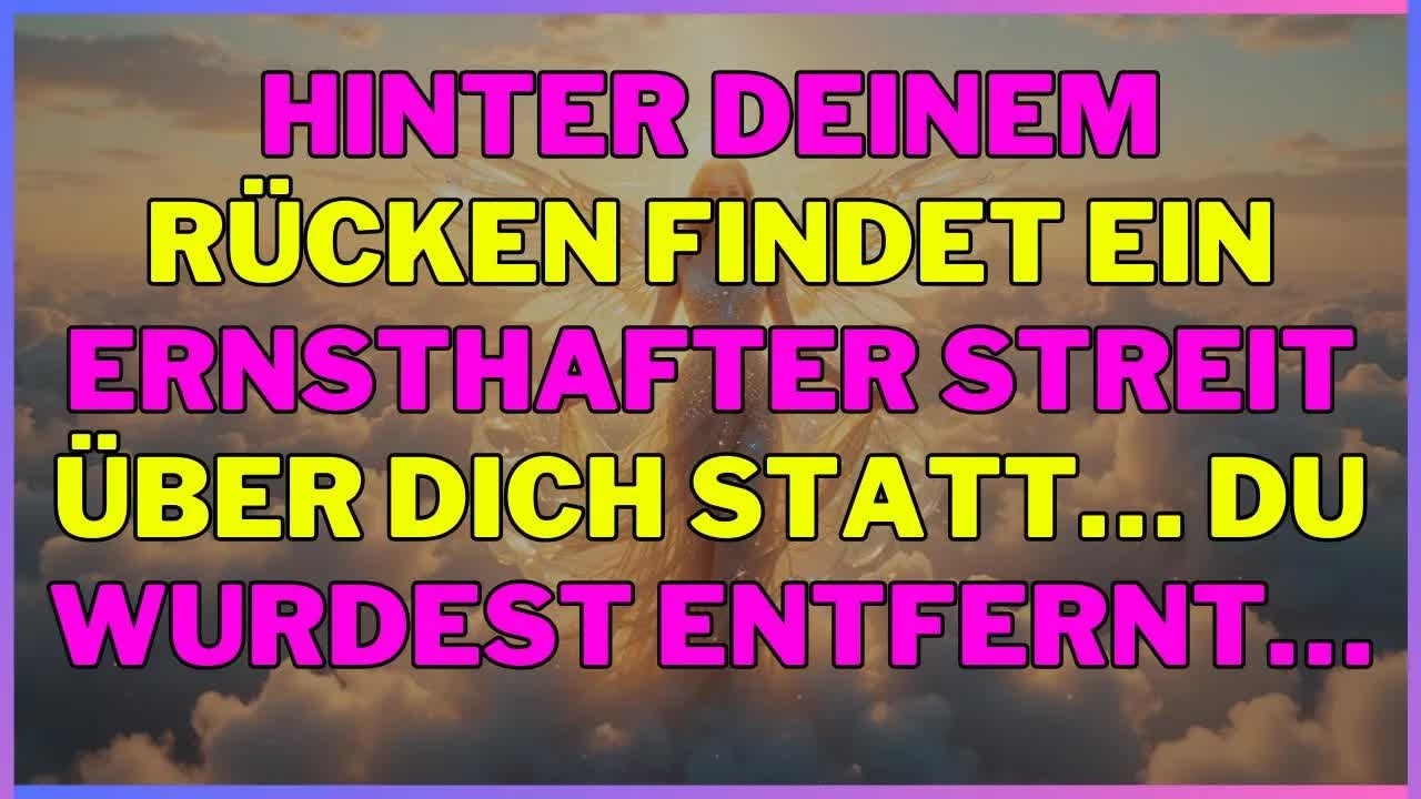 Hinter deinem Rücken findet ein ernsthafter Streit über dich statt… Du wurdest entfernt… engel s