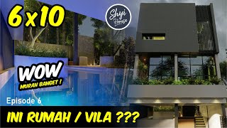 ANTI MAINSTREAM !!! LAHAN 6x10 SERASA VILA PRIBADI DENGAN KOLAM RENANG \u0026 ROOFTOP