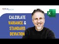 Calculate Variance and Standard Deviation in Excel | Sample &amp; Population
