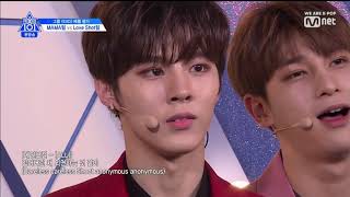 190517 프로듀스X101 E03 김우석 CUT