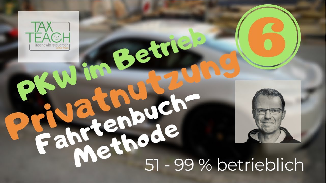New Update PKW: Fahrtenbuch-Methode im notwendigen Betriebsvermögen (51% bis 99%)