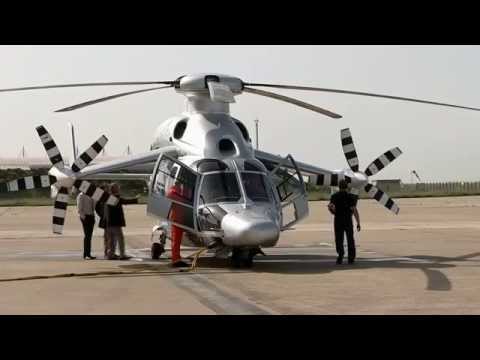 Eurocopter X3 hybrid helicopter new speed record at 263 knots 487 kmhr French aviation industry