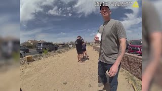 Video shows moments after crash involving off-duty Albuquerque police officer