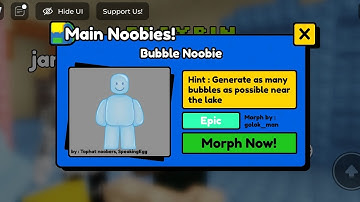 How To Get Bubble Noobie | Find The Noobies Morph