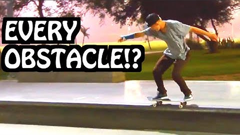 5050 GRIND EVERYTHING IN THE PARK! | Garrett Ginner