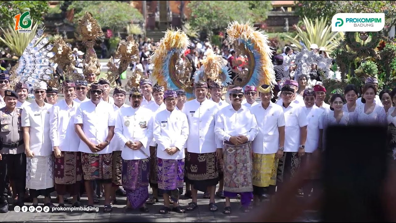 Meriah, Pawai Budaya HUT ke-16 Ibu Kota Mangupura