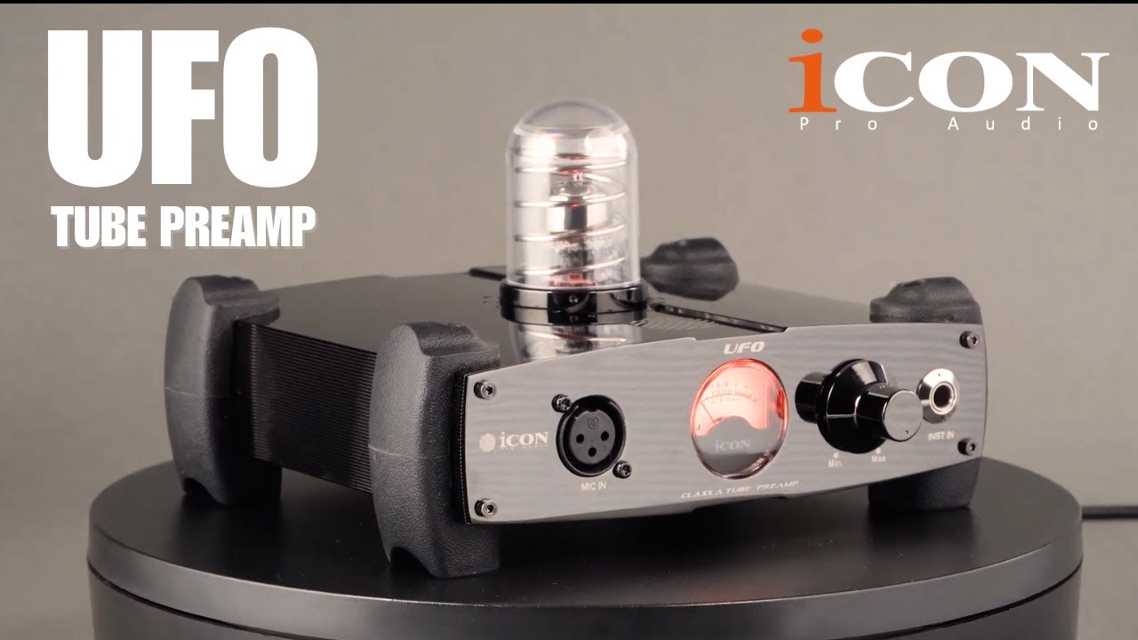 Встречайте iCON UFO — микрофонный предусилитель с 4 сменными лампами для полного управления тембром!