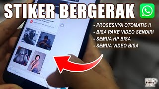 Cara CEPAT Membuat Stiker BERGERAK di Whatsapp