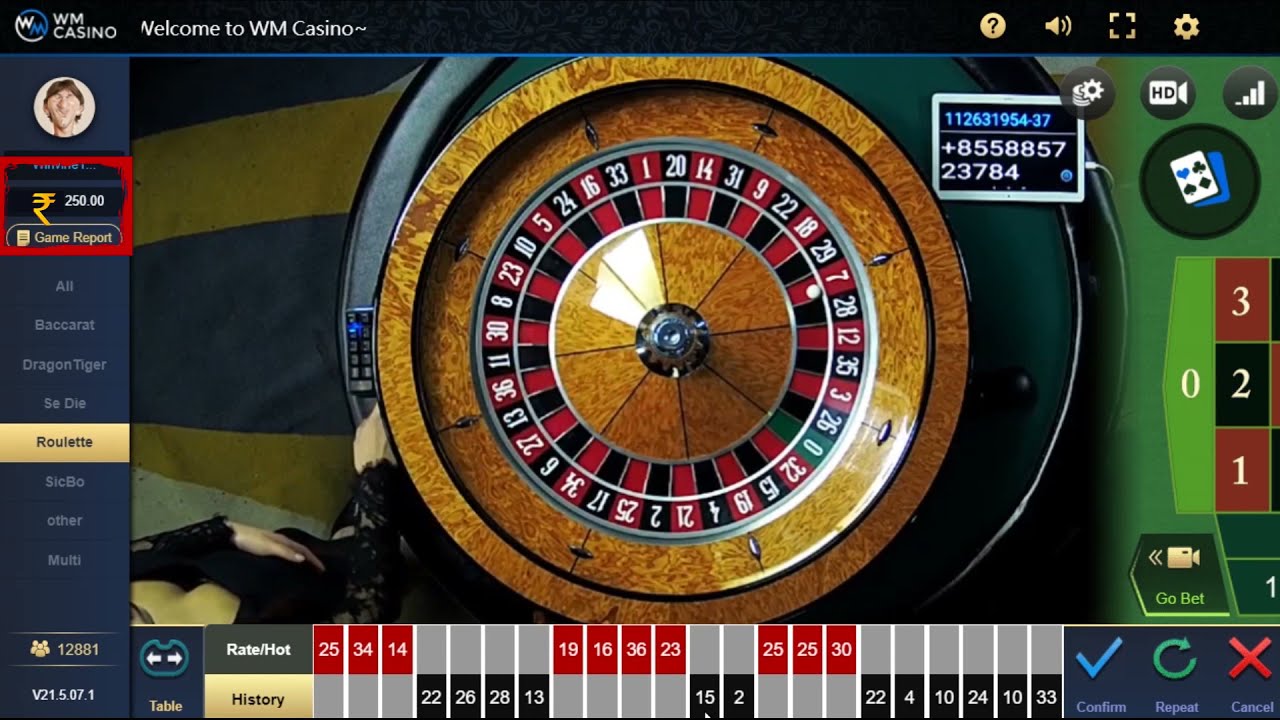 casino roulette live