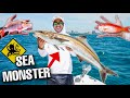 Catching GIANT FISH In SHARK INFESTED WATERS!