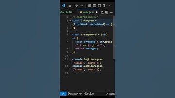 Anagram Checker #javascript