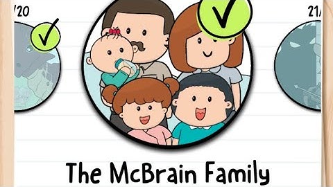 Brain Test 2 The Mcbrain Family all Levels