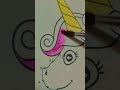 unicorn 🦄 drawing colour it 😍🦄#likeandsubscribe