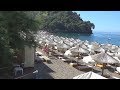 Petrovac na moru, crna gora - put do parkinga na plazi lucice, plaza lucice i petrovacka plaza