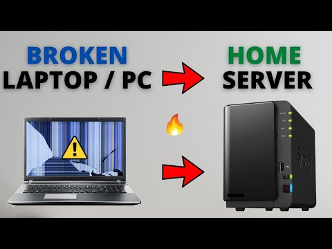 MAKE HOME SERVER FREE USING BROKEN LAPTOP OR OLD PC | टूटे पुराने लैपटॉप PC से घर पर बनाये सर्वर |