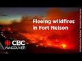 Evacuees escape raging wildfire in northeast bc