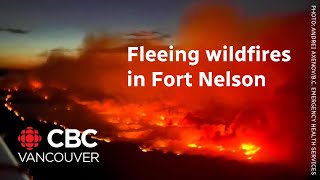 Evacuees escape raging wildfire in northeast B.C. by CBC Vancouver 73,727 views 3 days ago 1 minute, 31 seconds