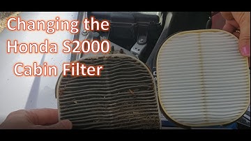 Changing the Cabin Filter on a Honda S2000