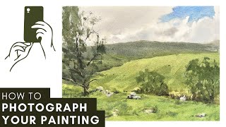 How to Photograph a Painting - 3 steps