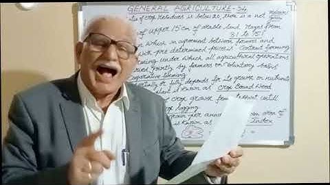 General Agriculture 34   JRF/SRF/NET/Other exams - BITS