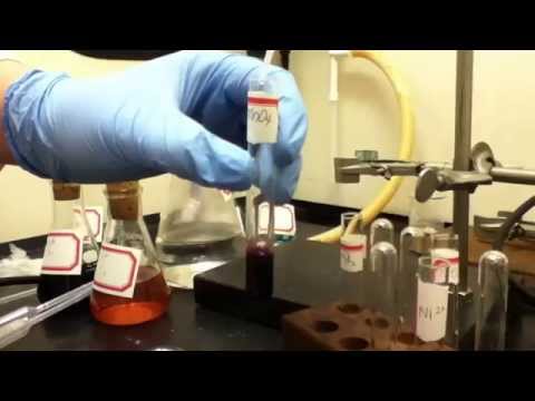 Video Addition of 0.1 M Na2SO3 in 2 M H2SO4 to 0.1 M KMnO4 part 1 - youtube