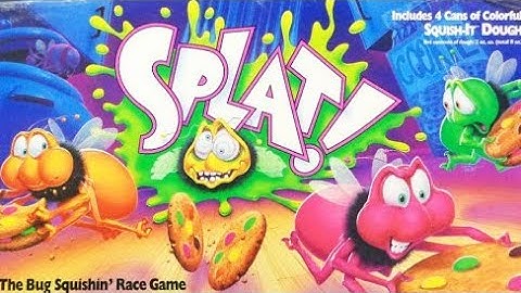 Ep 138: Splat! Board Game Review (Milton Bradley 1990) + How To Play