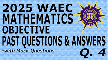 WAEC 2025 Maths OBJ Q4: Calculate Distance Between Two Points (Coordinate Geometry) #Algybra