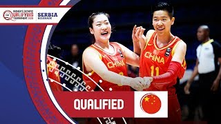 China qualify for the Tokyo 2020 Olympics