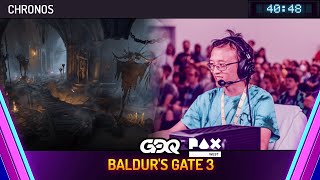 Baldur's Gate 3 by Chronos in 40:48 - GDQ @ PAX West 2024