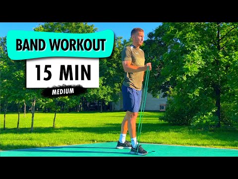 Видео: Upper Body Workout With Resistance Band | 15 min | For Football Players