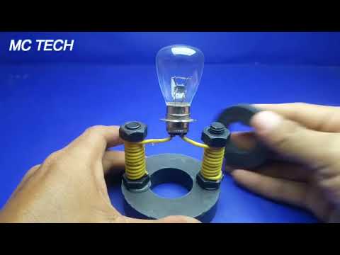Video: Può un magnete alimentare una lampadina?