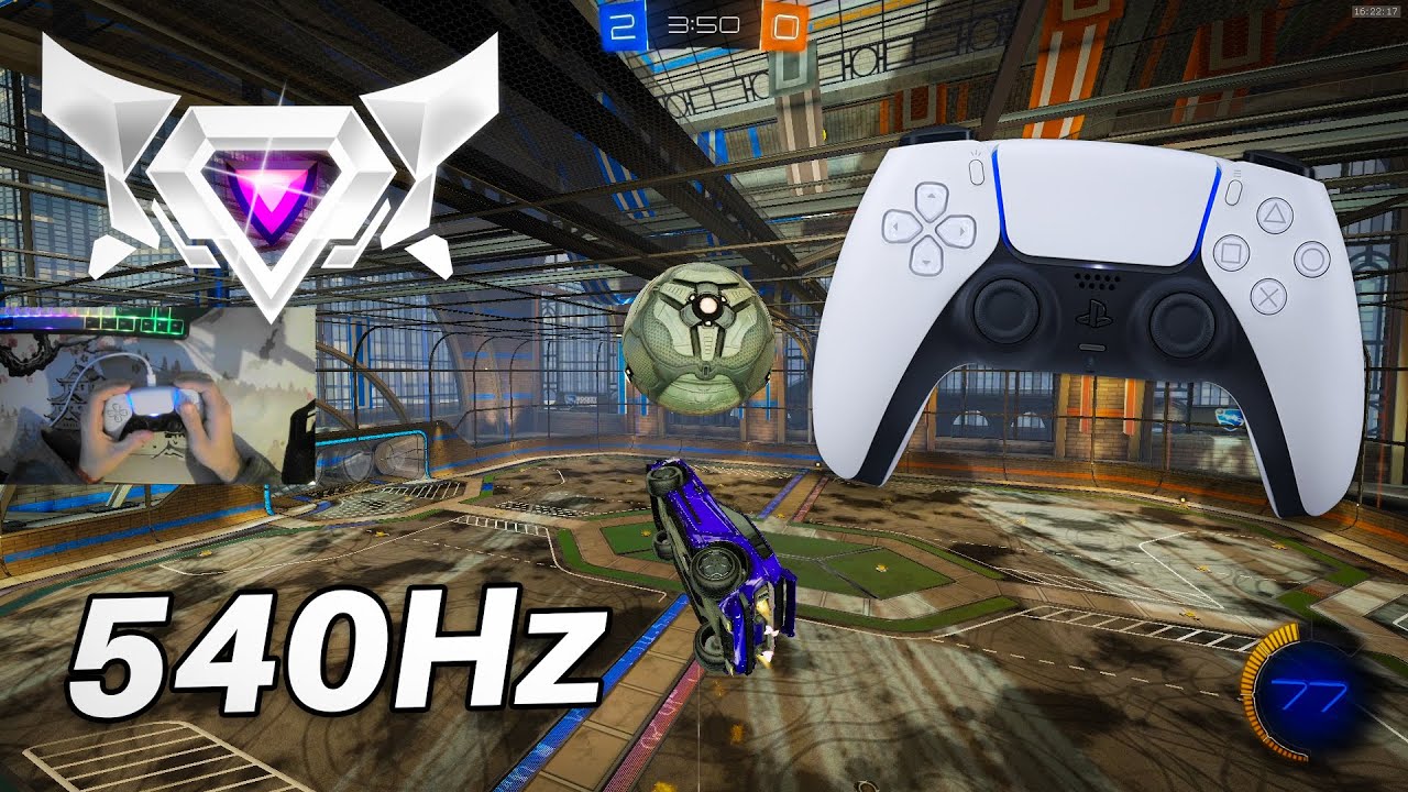 PS5 Controller ASMR 😴 Rocket League Ranked 🏆 Satisfying 360 FPS 4K
