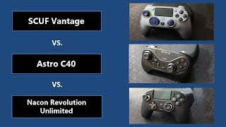 What is the Best PS4 Controller (Nacon Revolution Unlimited, Astro C40, SCUF Vantage)?