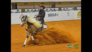 SHR QTS DIAMONDCUTTER shown by DANIEL SCHLOEMER   2020 APHA World Championships Junior Reining screenshot 4