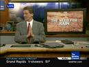 Mike Seidel does a rain dance