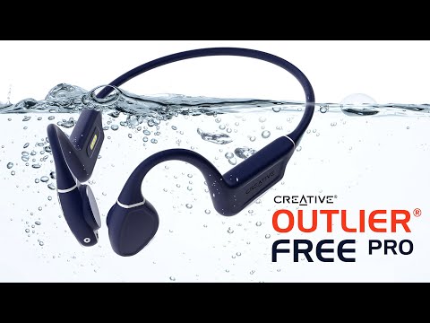 Creative Outlier Free Pro - Wireless Bone Conduction Headphones with Bluetooth 5.3 & IPX8 Waterproof