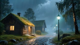 HEAVY RAIN Sound to Sleep FAST Tonight | Pouring Rain Sounds And Thunderstorm Sounds For Sleeping