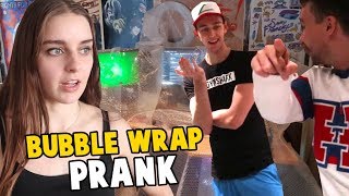 WE BUBBLE WRAPPED HIS ENTIRE ROOM!