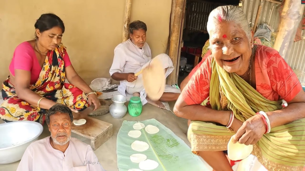 Village Life Cooking Grandma & grandpa
