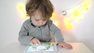 Нужен ли ребёнку iPad? Как Женя учится читать и писать с iPad. Learning and playing with iPad.