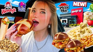 Eating NEW MENU ITEMS From FAST FOOD RESTAURANTS For 24 HOURS! Eating NEW MENU ITEMS From FAST FOOD RESTAURANTS For 24 HOURS!