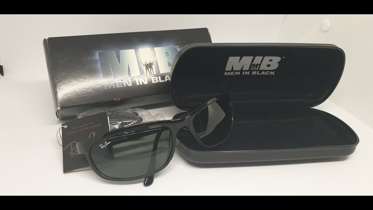 men in black ray bans