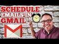 GMAIL Schedule Emails to Send Later - How To