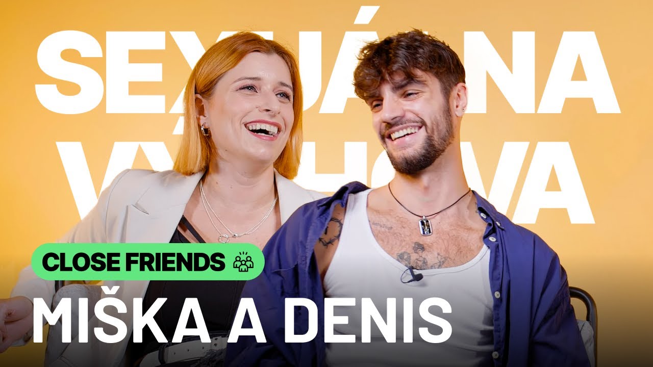 13 osobných otázok na Mišku a Denisa z podcastu Sexuálna výchova (CLOSE FRIENDS)