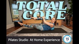 15 minute Total Core Pilates Workout ~ with Small Ball screenshot 2