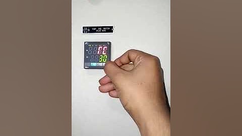 Temperature controller PXR4 parameter setting