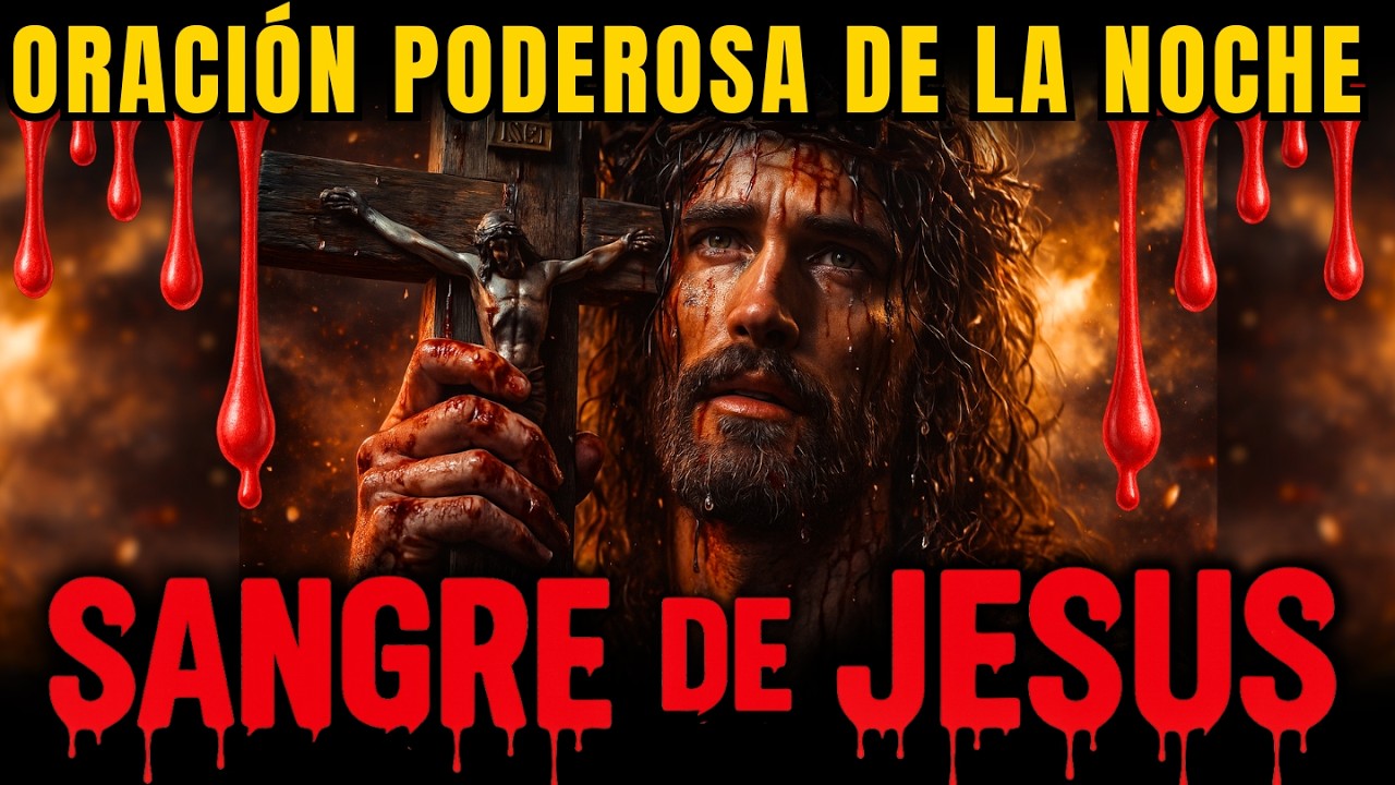 🔥ORACIÓN PODEROSA PARA CANCELAR ATAQUES MALIGNOS, HECHICERÍA, ESPÍRITUS DEMONÍACOS | SANGRE DE JESÚS