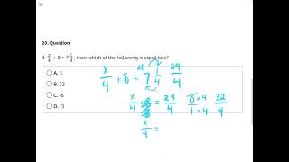 Test-Level Math Practice 1 Solutions