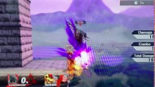 Ganondorf Footstool Out Of Ledge Cancel (Read Description)- Sm4sh @atenza_falcon
